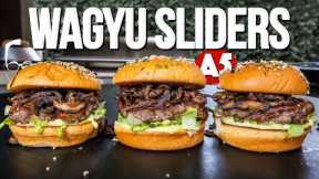 INSANELY JUICY WAGYU [A5] BEEF SLIDERS | SAM THE COOKING GUY