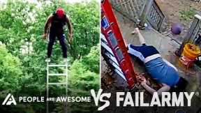 Man Vs Ladder  ... Ouch! | People Are Awesome Vs. FailArmy