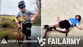 Rooftop Scooter & Other Dangerous Wins Vs. Fails | People Are Awesome Vs. FailArmy