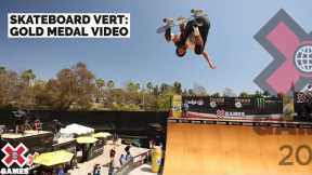 GOLD MEDAL VIDEO: Pacifico Skateboard Vert | X Games 2021