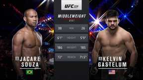 UFC Vegas 34 Free Fight: Kelvin Gastelum vs Jacare Souza