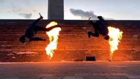 Flipping Over Fire & More! | Awesome Archive