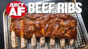 CRAZY JUICY BEEF BACK RIBS (OVEN BAKED AND SO EASY!) | SAM THE COOKING GUY