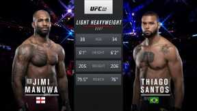 UFC Vegas 38 Free Fight: Thiago Santos vs Jimi Manuwa