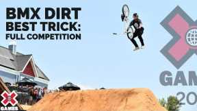 BMX Dirt Best Trick: FULL COMPETITION | X Games 2021