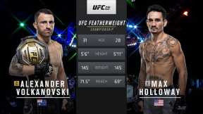 UFC 266 Free Fight: Alexander Volkanovski vs Max Holloway 2