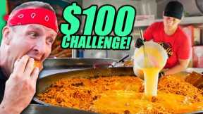 $100 Food Truck Challenge!! USA's Street Food of the North!!