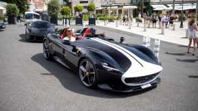 Arab Supercar Invasion in Monaco ! Monza SP2, LaFerrari, Veyron, Mirage GT, N-Largo 812, 3x Chiron