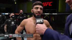 Arman Tsarukyan Octagon Interview | UFC Vegas 37