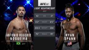 UFC Vegas 37 Free Fight: Ryan Spann vs Antonio Rogerio Nogueira