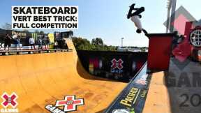 Pacifico Skateboard Vert Best Trick: LIVESTREAM | X Games 2021