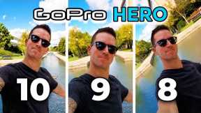 GoPro HERO 10 vs 9 vs 8!!