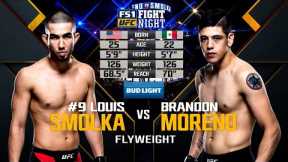 UFC Debut: Brandon Moreno vs Louis Smolka | Free Fight