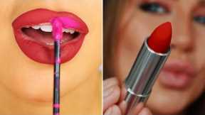 11 Amazing lipstick tutorials & beautiful makeup looks compilation!