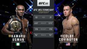 UFC 268 Free Fight: Kamaru Usman vs Colby Covington 1