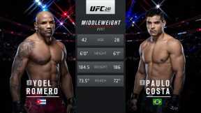 UFC Vegas 41 Free Fight: Paulo Costa vs Yoel Romero