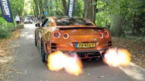 700HP Top Secret Nissan GT-R R35 with Armytrix Exhaust - HUGE Flames, Revs & Accelerations !