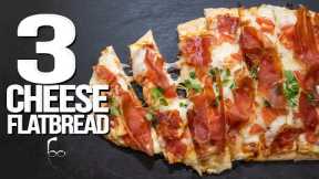 THREE CHEESE FLATBREAD RECIPE FROM MY RESTAURANT | SAM THE COOKING GUY