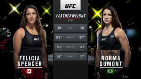 UFC Vegas 40 Free Fight: Norma Dumont vs Felicia Spencer