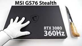 360Hz Gaming Laptop! - Unboxing MSI GS76 Stealth (RTX 3080, i7-11800H)