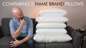 Comparing Five Name-Brand Pillows! Casper, Sealy, Sleep Number, SnugglePedic, Tempur-Pedic