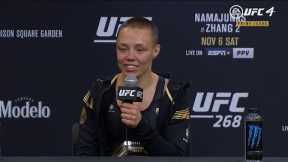 UFC 268: Rose Namajunas Post-Fight Press Conference