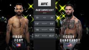 UFC Vegas 44 Free Fight: Rob Font vs Cody Garbrandt