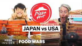 US vs Japan Pizza Hut | Food Wars