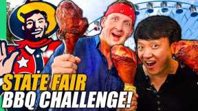 Texas BBQ CHALLENGE with Mike Chen!! Who Will Quit First??