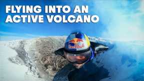 Flying Into An Active Volcano