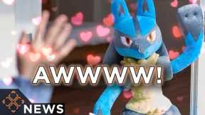 This Life-Sized Lucario Plush has Captured the Internet's Heart