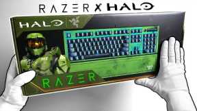 Razer x Halo Infinite Gaming Gear Unboxing (Keyboard, Mouse, Headset + more)
