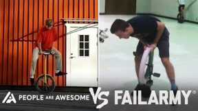 Painful Unicycle Wins Vs. Fails & More! | People Are Awesome Vs. FailArmy