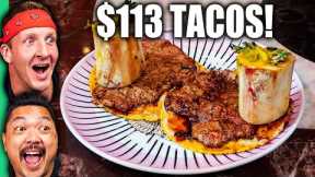 $1 Tacos VS $113 Tacos in MEXICO!! Super RARE Mexican Food!!
