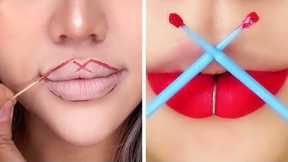Cute lip color tutorials for your beautiful lips & lips art ideas!