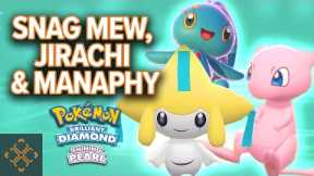 Pokemon Brilliant Diamond & Shining Pearl: How to get Mew, Jirachi & Manaphy