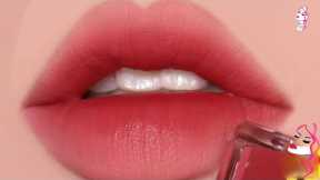 Korean Lipstick Tutorials | Korean Gradient Lips ♥ How To Gradient Lips #4
