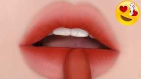Korean Lipstick Tutorials | Korean Gradient Lips ♥ How To Gradient Lips #5