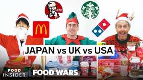 US vs UK vs Japan Christmas Edition | Food Wars