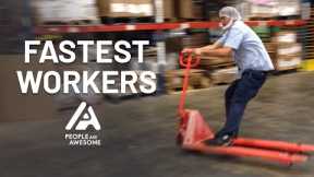 Drifting Forklift And More! | Fast Workers