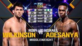 UFC Debut: Israel Adesanya vs Rob Wilkinson | Free Fight