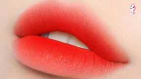 Korean Lipstick Tutorials | Korean Gradient Lips ♥ How To Gradient Lips #13