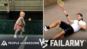 Epic Tennis Wins Vs. Fails & More! | People Are Awesome Vs. FailArmy