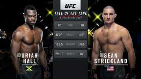 UFC Vegas 47 Free Fight: Sean Strickland vs Uriah Hall