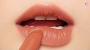 Korean Lipstick Tutorials 2022| Korean Gradient Lips 2022 ♥ How To Gradient Lips 2022#3