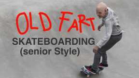 OLD FART Skateboarding PRANK (senior style)-Julien Magic