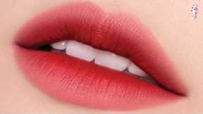 Korean Lipstick Tutorials 2022| Korean Gradient Lips 2022 ♥ How To Gradient Lips 2022