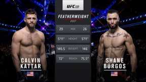 UFC Vegas 46 Free Fight: Calvin Kattar vs Shane Burgos