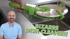 This strange automatic dish cleaner is wild!