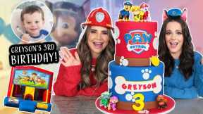 GREYSON'S THIRD BIRTHDAY! - Paw Patrol Cake - NERDY NUMMIES